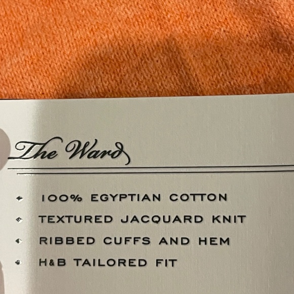 Holderness & Bourne Men's XXL The Ward Sweater Orange MSRP $185 - Picture 5 of 7